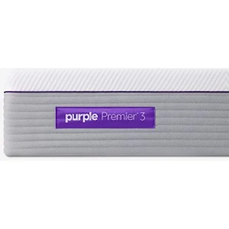 Queen 12" Hybrid Premier Mattress with a 3" Purple Gel Grid